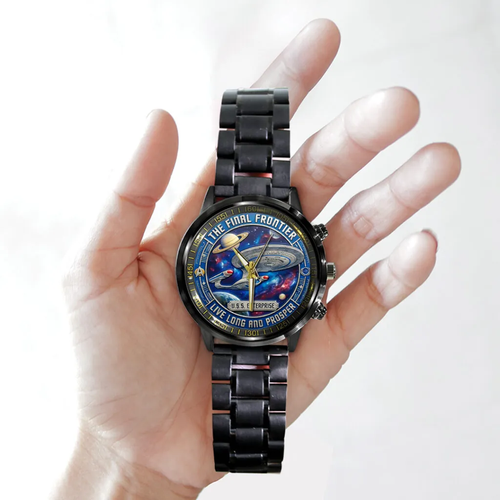 Star Trek 60th Anniversary 2026 Black Stainless Steel Watch-THK124704 - Image 4