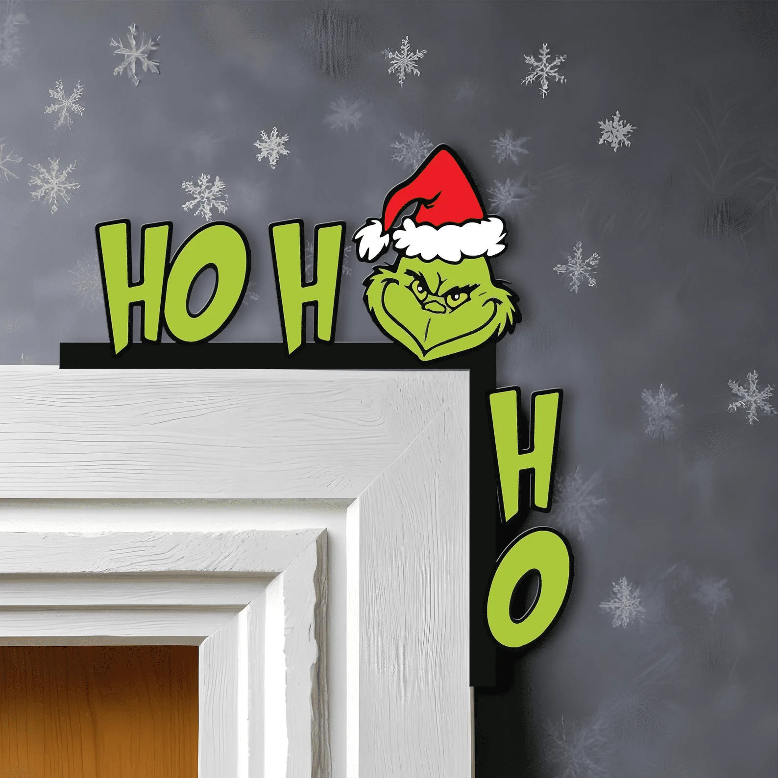 Grinch Christmas Door Corner - Image 2
