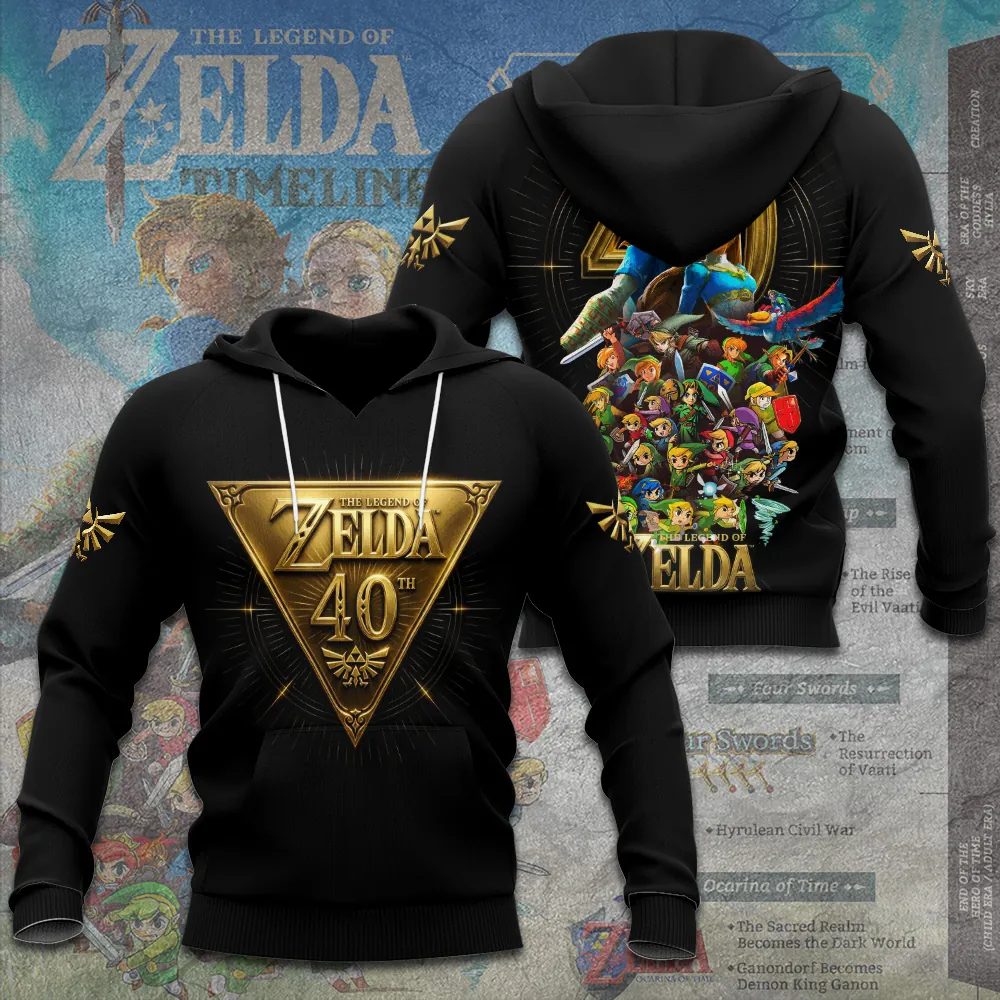 The Legend of Zelda 40th Anniversary 3D Apparel -THK122791 - Image 2