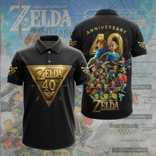 The Legend of Zelda 40th Anniversary 3D Apparel -THK122791 - Image 3