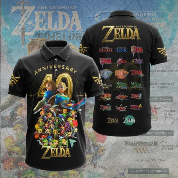 The Legend of Zelda 40th Anniversary 3D Apparel -THK122795 - Image 3