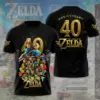 The Legend of Zelda 40th Anniversary 3D Apparel -THK122796