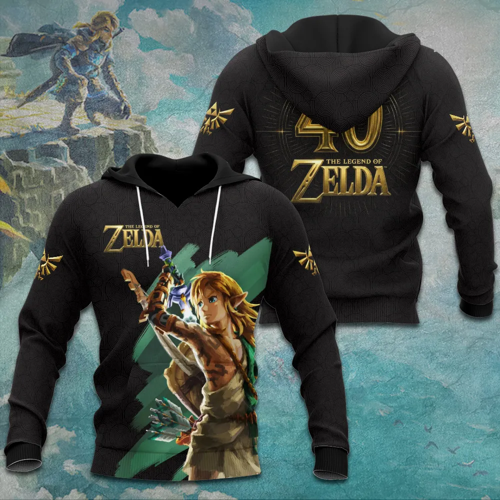 The Legend of Zelda 40th Anniversary 3D Apparel -THK122787 - Image 2