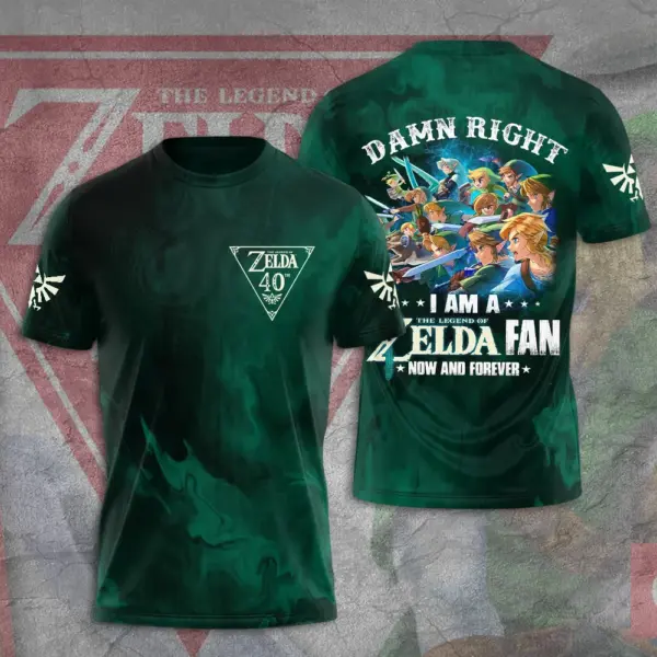 The Legend of Zelda 40th Anniversary 3D Apparel