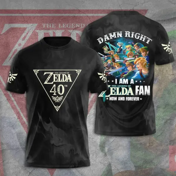 The Legend of Zelda 40th Anniversary 3D Apparel -THK122465