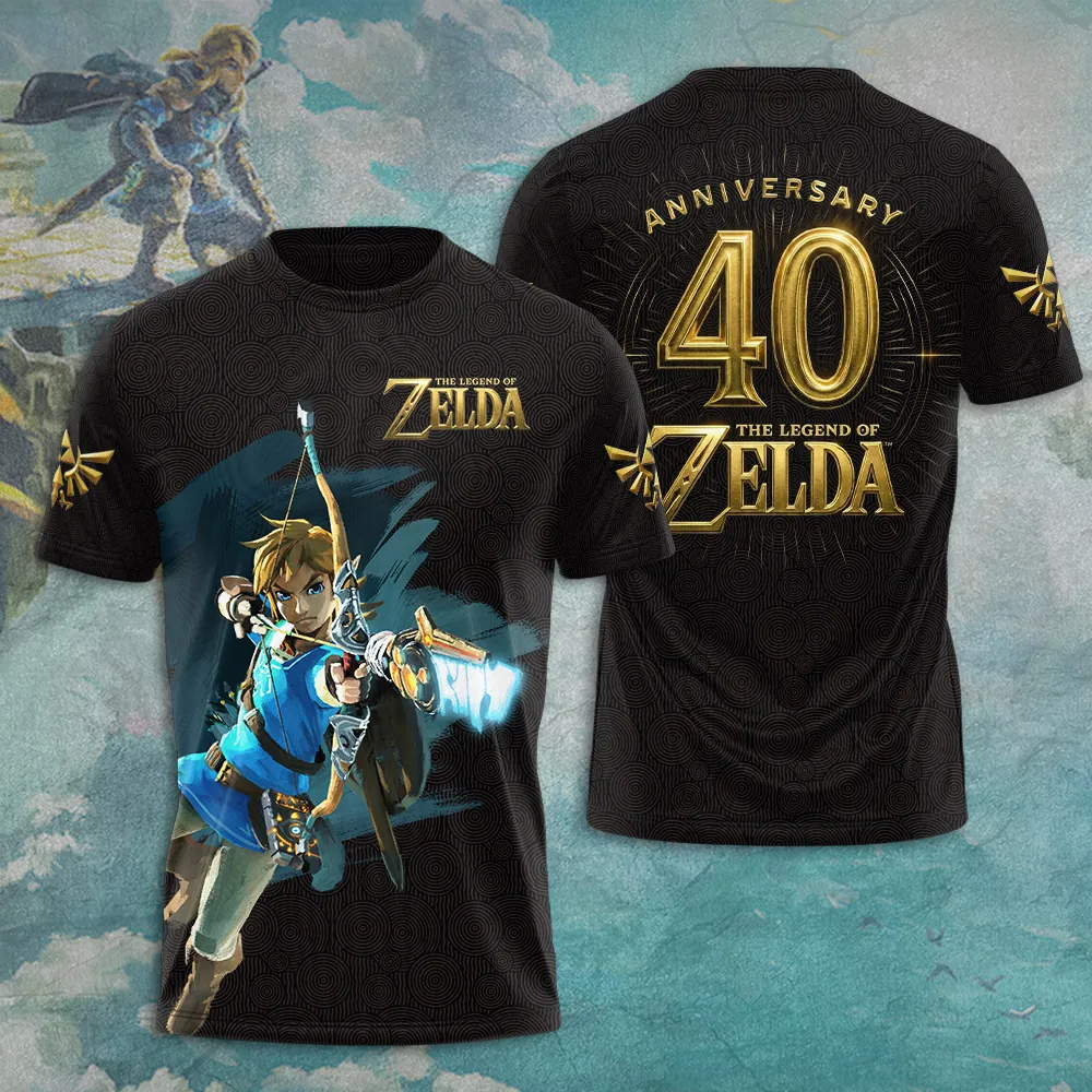 The Legend of Zelda 40th Anniversary 3D Apparel -THK122803