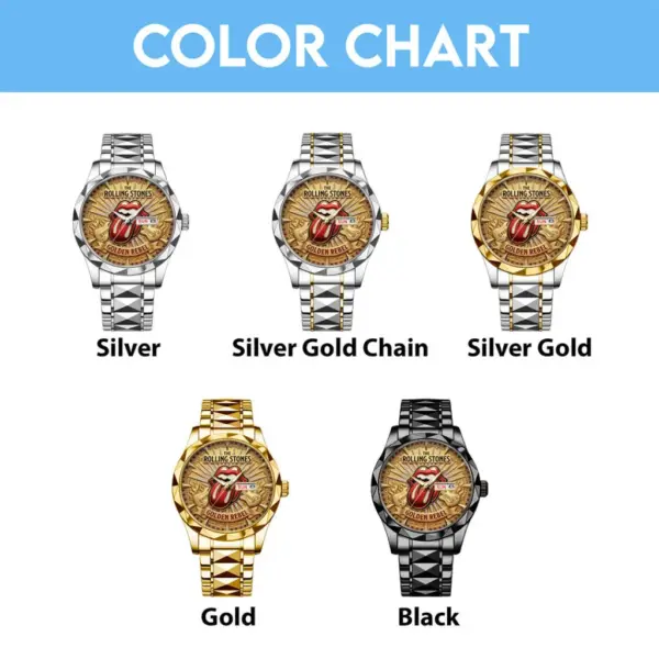 The Rolling Stones Alloy Luxury Quartz Watch - Image 5