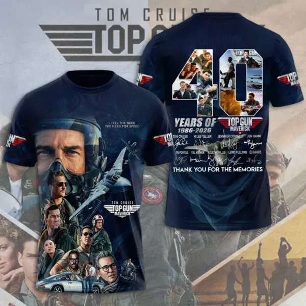 Top Gun 40th Anniversary 3D Apparel - THK129419
