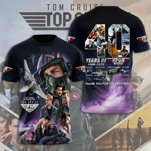 Top Gun 40th Anniversary 3D Apparel - THK129420