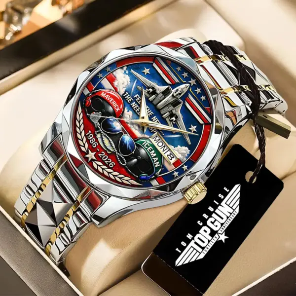Top Gun 40th Anniversary Alloy Luxury Quartz Watch-THK129647
