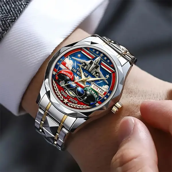 Alternative view of Top Gun 40th Anniversary Alloy Luxury Quartz Watch-THK129647