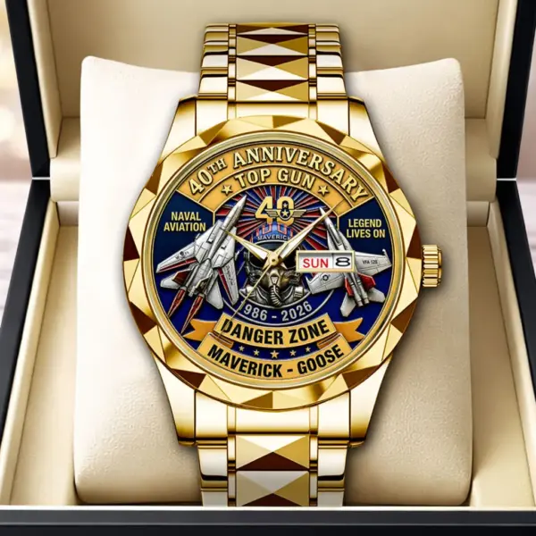 Top Gun 40th Anniversary Alloy Luxury Quartz Watch-THK129656