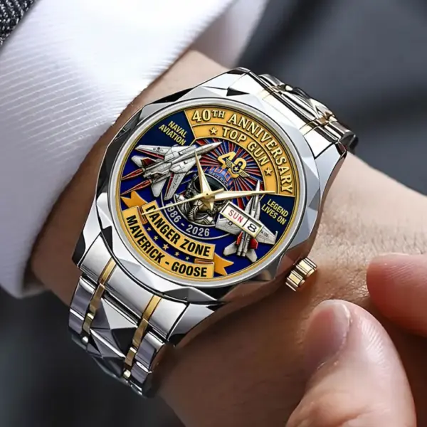 Alternative view of Top Gun 40th Anniversary Alloy Luxury Quartz Watch-THK129656