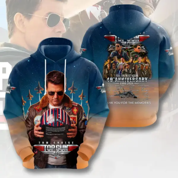 Alternative view of Top Gun 40th Anniversary 3D Apparel - THK129387