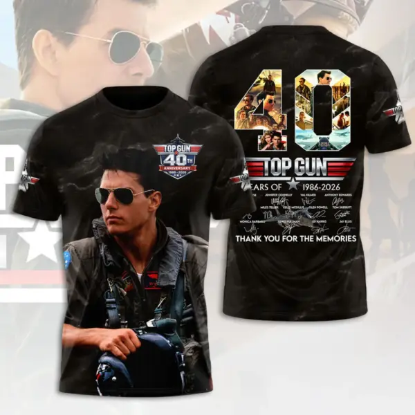 Top Gun 40th Anniversary 3D Apparel - THK129418