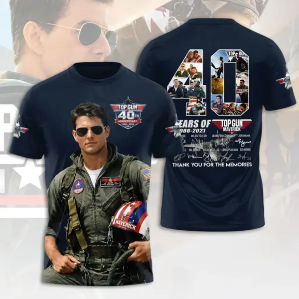 Top Gun 40th Anniversary 3D Apparel - THK129413