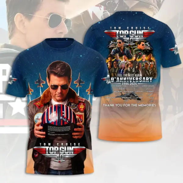 Top Gun 40th Anniversary 3D Apparel - THK129387