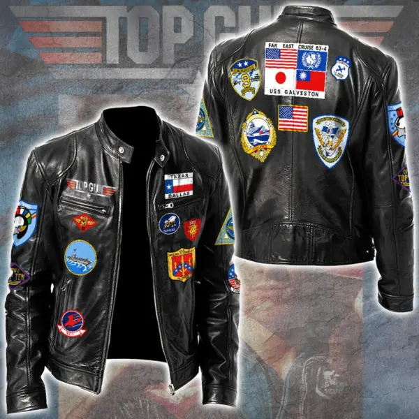Top Gun 40th Anniversary Leather Jacket - THK129421