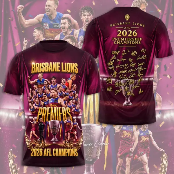 Brisbane Lions 3D Apparel-THK136822