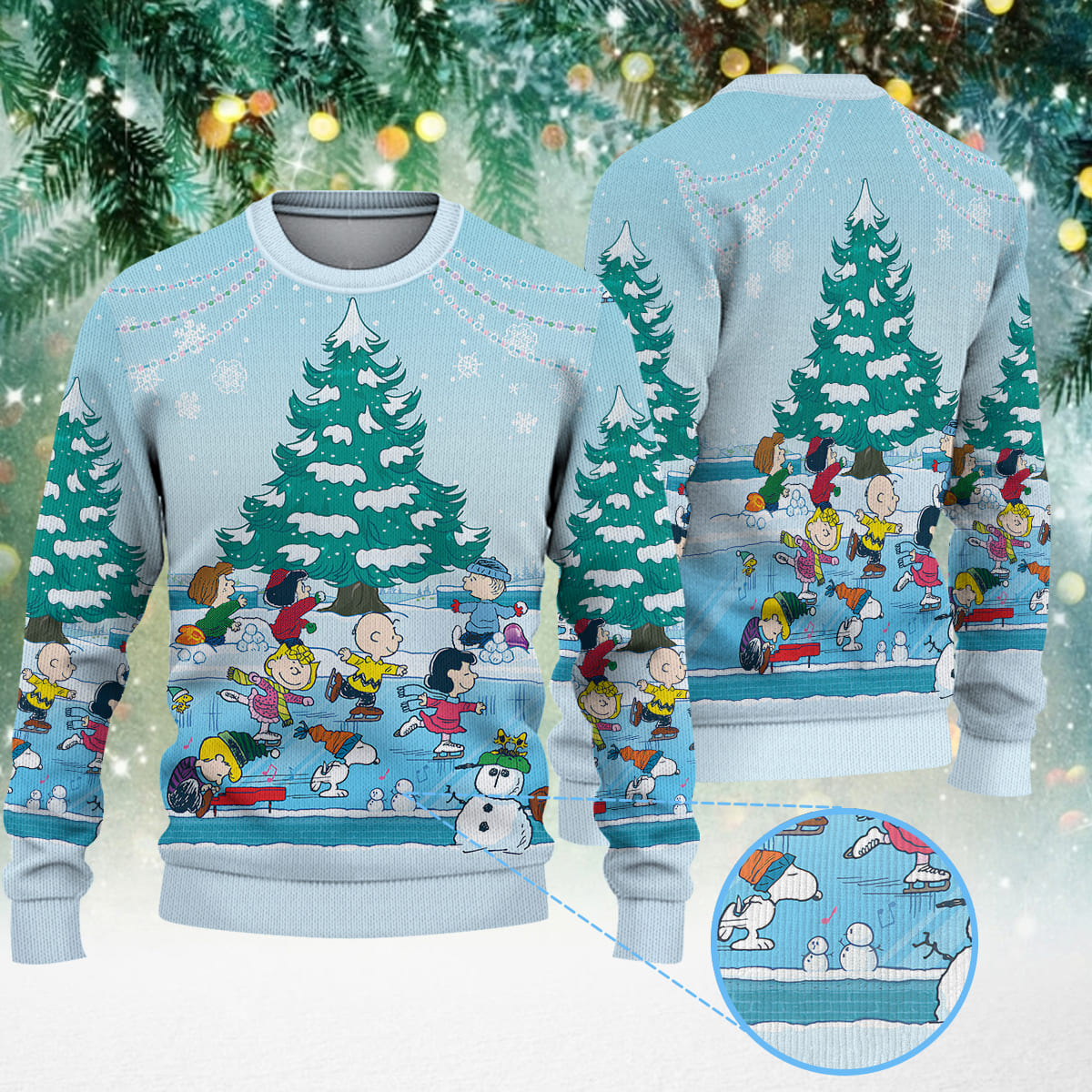 Christmas Characters Movie Christmas Knitted Sweater