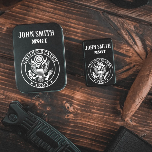 Personalized US Army Gift Zippo Lighter