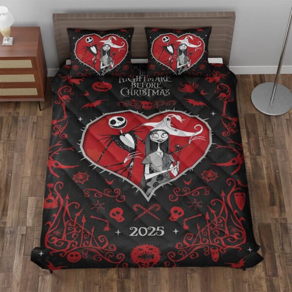 The Nightmare Before Christmas Quilt Bedding Set - Image 3