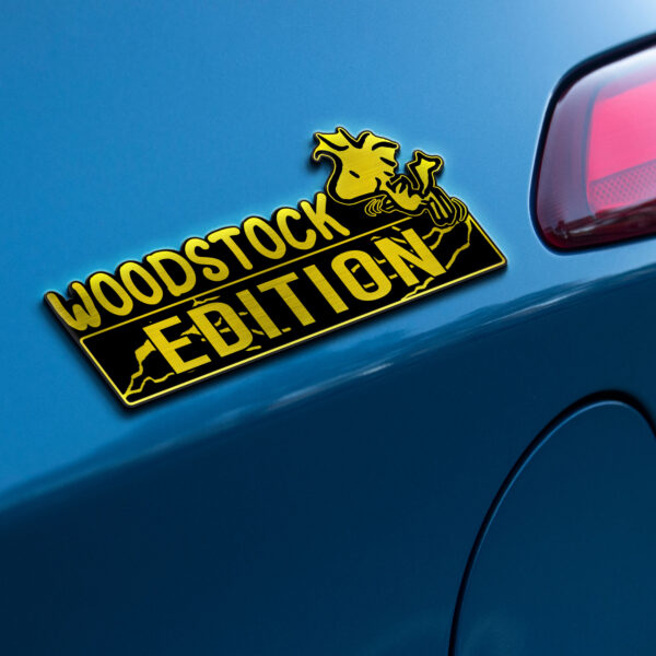 Woodstock Edition 3D Inlayed Car Name Badge - Image 3