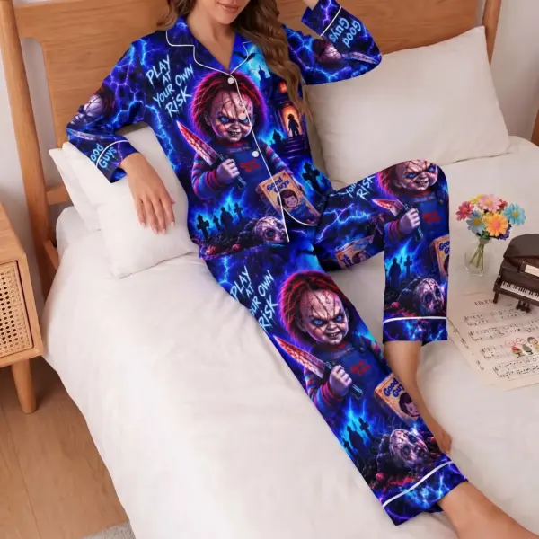 Chucky "Play At Your Own Risk" Pajama Set - Image 3
