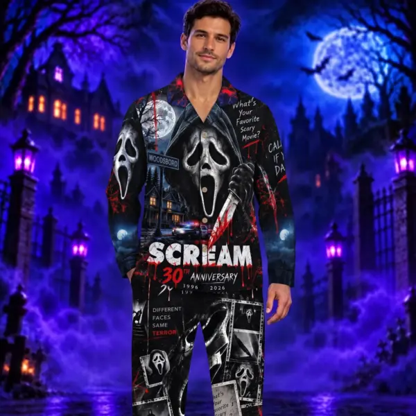 Scream 30th Anniversary Ghostface Pajama Set-THK136489 - Image 3