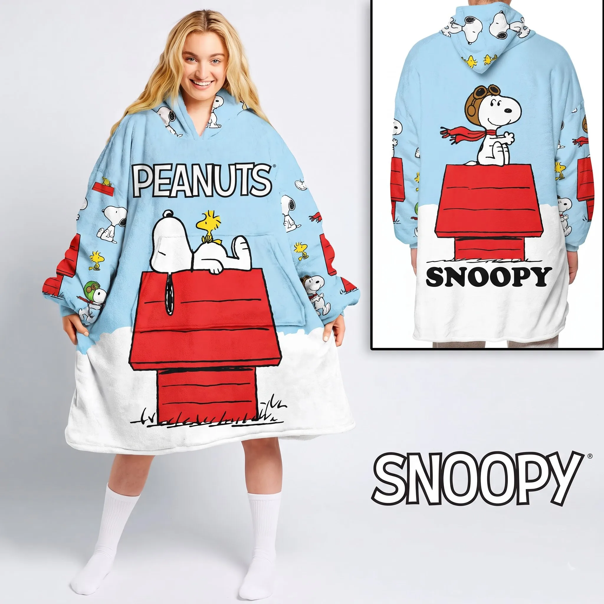 Snoopy Blanket Hoodie-THK136502