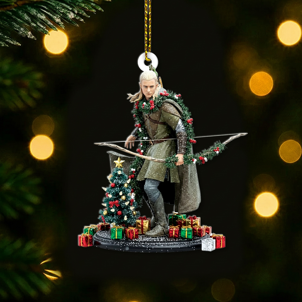 Lord of the Rings Legolas Christmas Ornament - Image 7