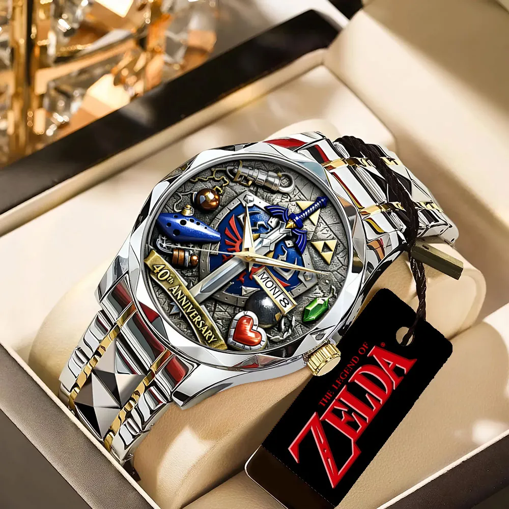 The Legend of Zelda 40th Anniversary Alloy Luxury Quartz Watch