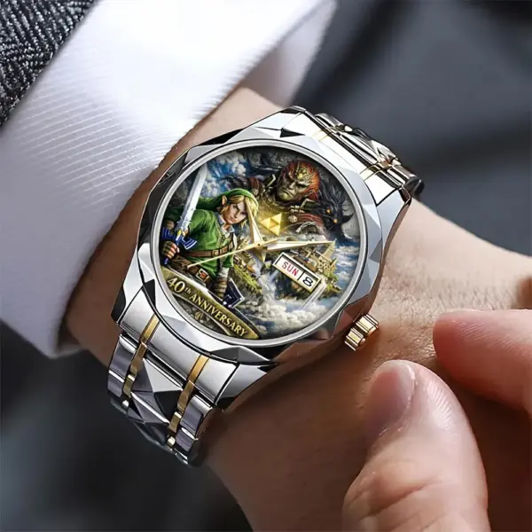 Alternative view of The Legend of Zelda 40th Anniversary Alloy Luxury Quartz Watch-THK122085