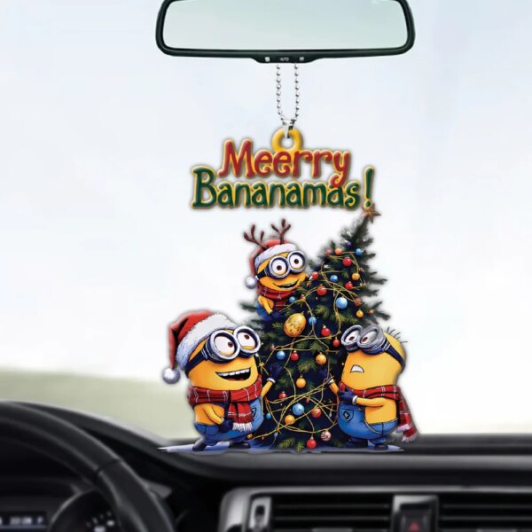 Minions Christmas Tree Acrylic Car Ornament