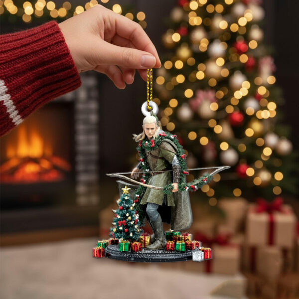 Lord of the Rings Legolas Christmas Ornament - Image 3