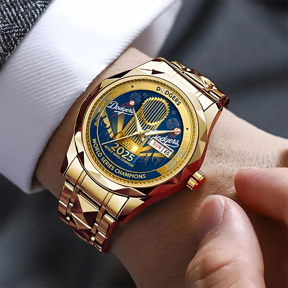 Los Angeles Dodgers 2025 World Series Champions Alloy Luxury Quartz Watch - Image 3