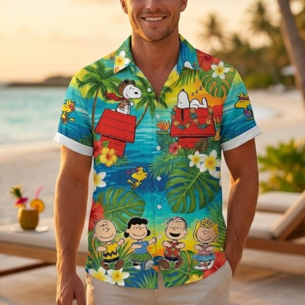 Alternative view of Snoopy Hawaiian Shirt - THK127166