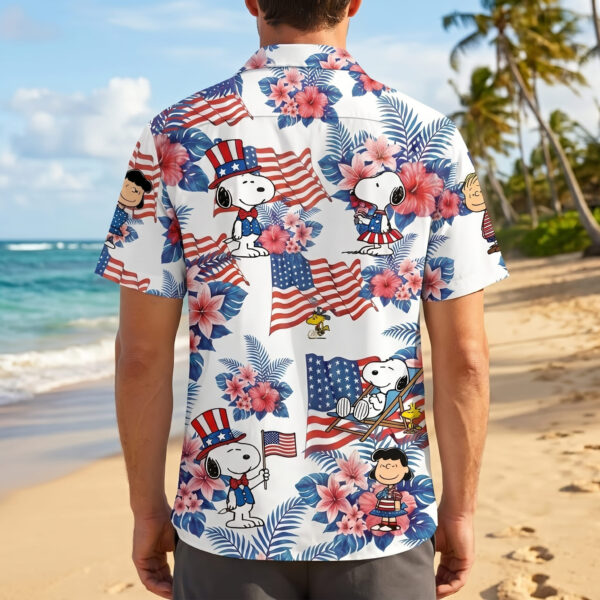 Snoopy 250 Years Of America Hawaiian Shirt- THK126767 - Image 4