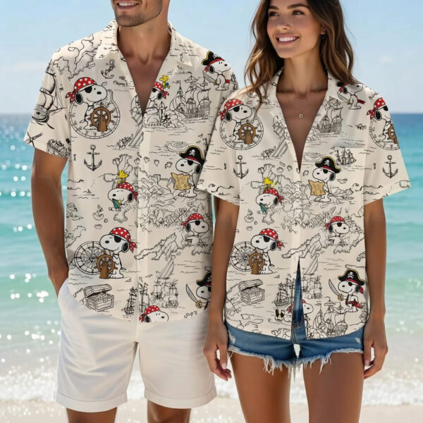 Snoopy Pirate Hawaiian Shirt - THK126776