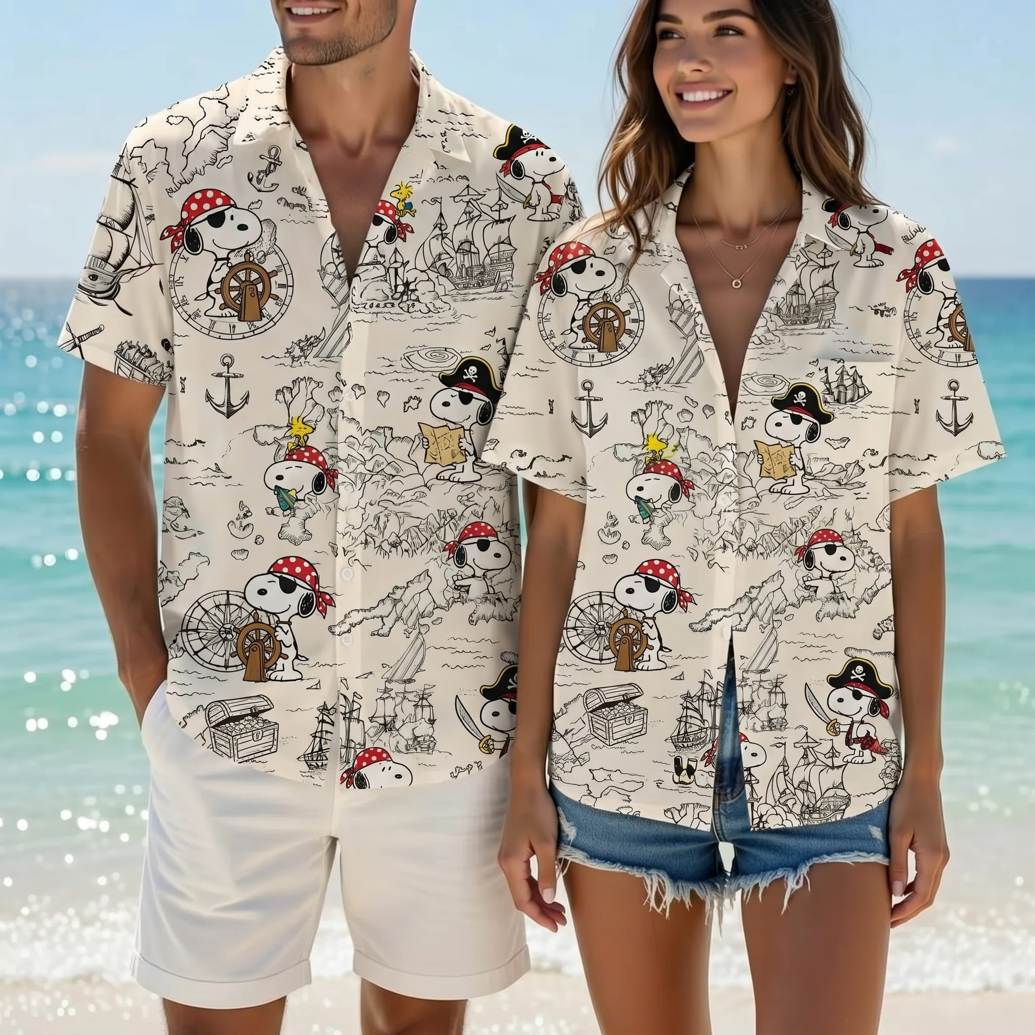 Snoopy Pirate Hawaiian Shirt - THK126776