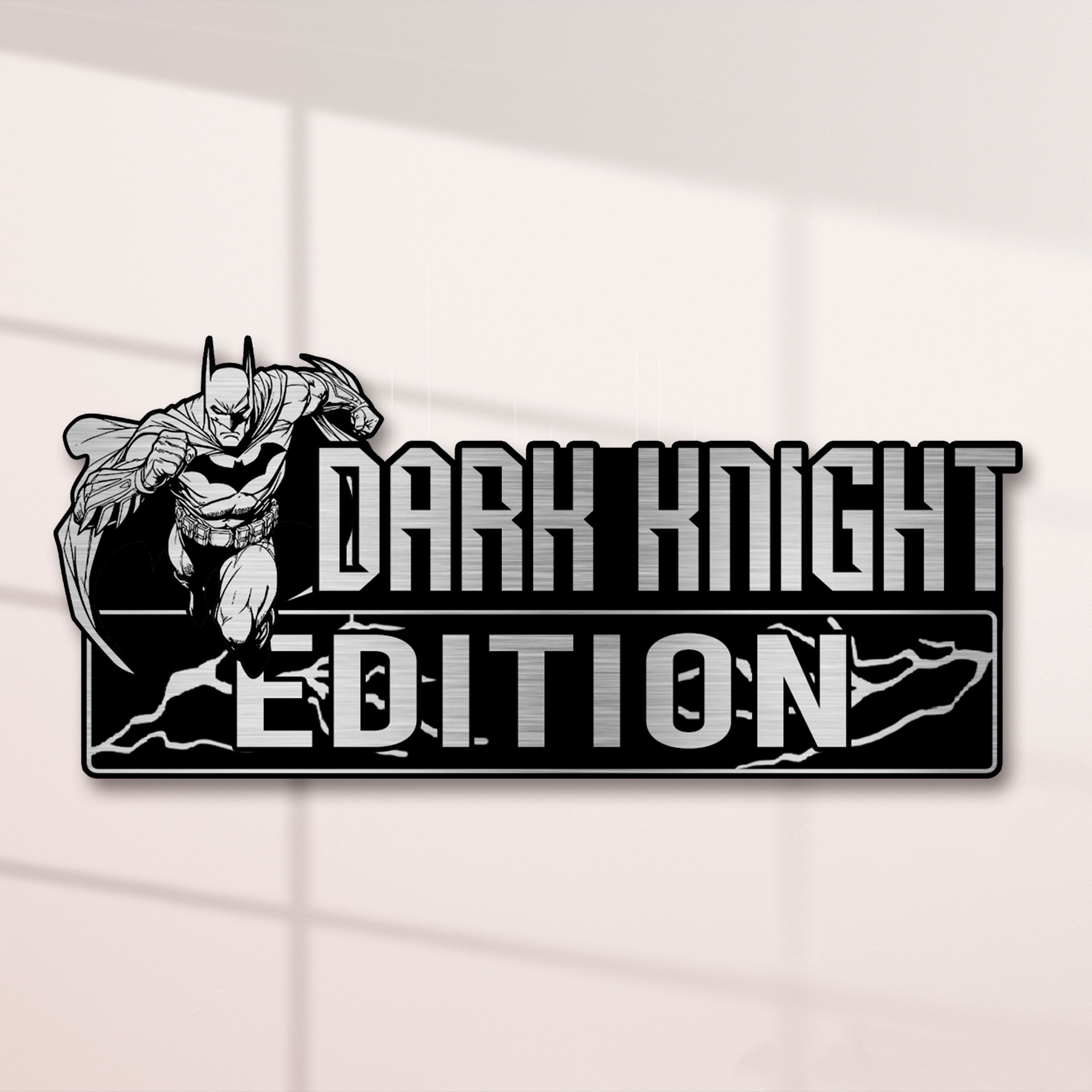 Dark Knight Edition 3D Inlayed Car Name Badge - Image 3