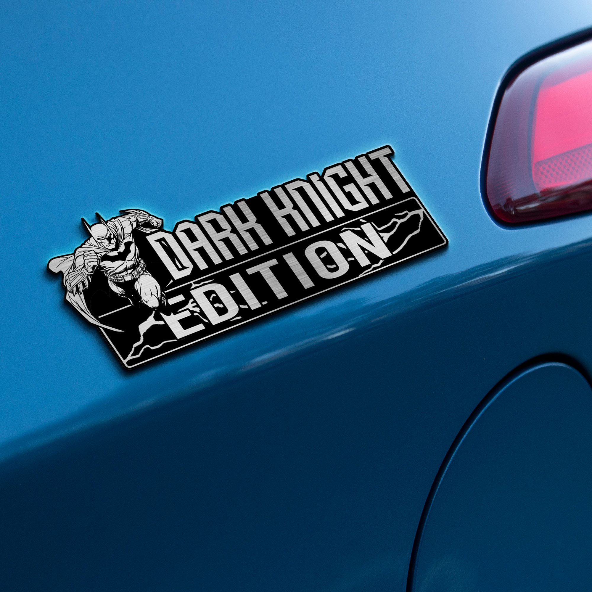 Dark Knight Edition 3D Inlayed Car Name Badge - Image 4