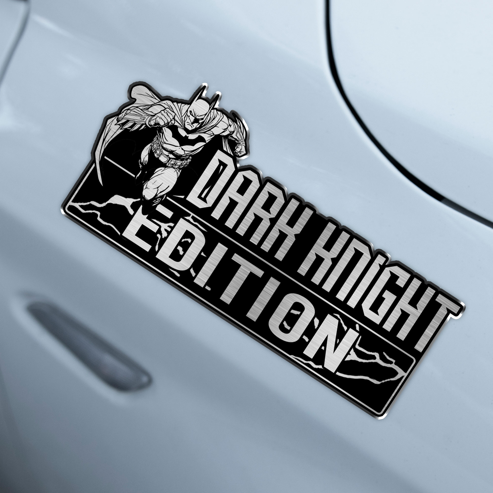 Dark Knight Edition 3D Inlayed Car Name Badge - Image 2