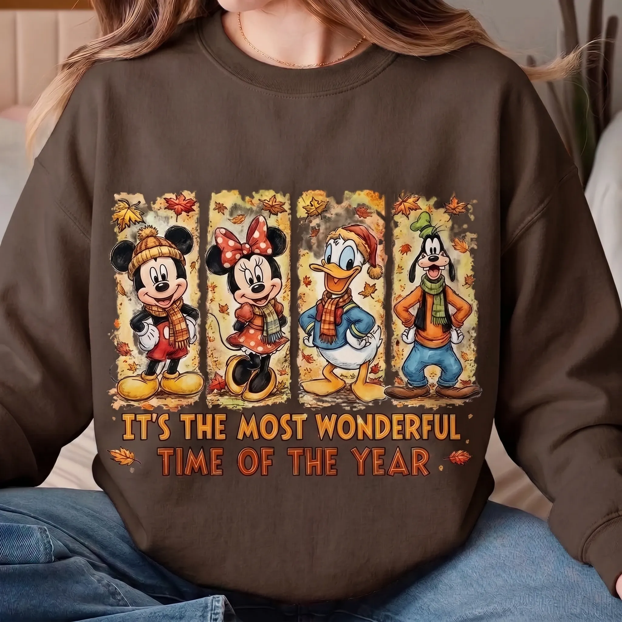 Mickey Thanksgiving Unisex Sweatshirt-THK133339 - Image 3