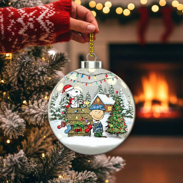 Alternative view of Snoopy And Charlie Brown Christmas Ornament