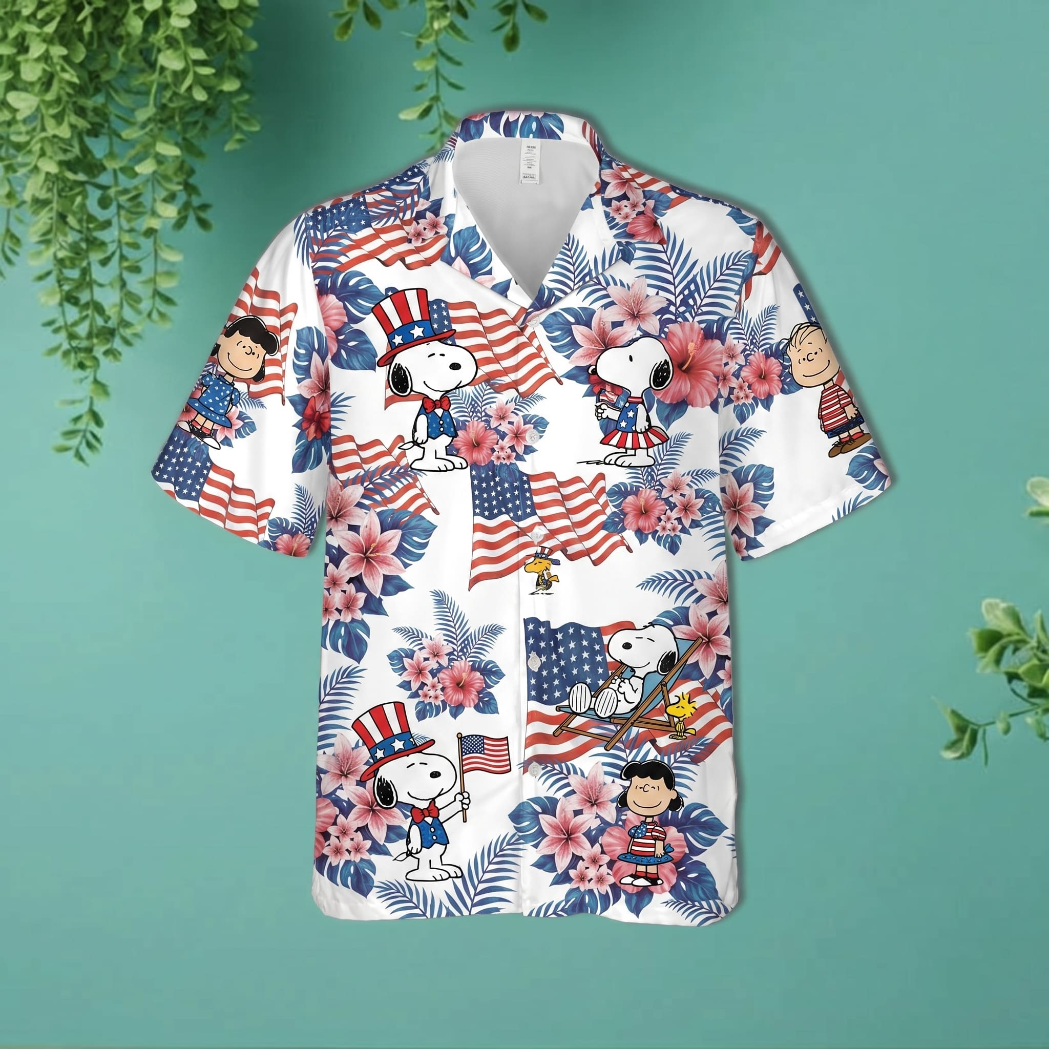 Snoopy 250 Years Of America Hawaiian Shirt- THK126767 - Image 3