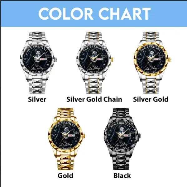 KISS x Ace Frehley Alloy Luxury Quartz Watch - THK116818 - Image 3
