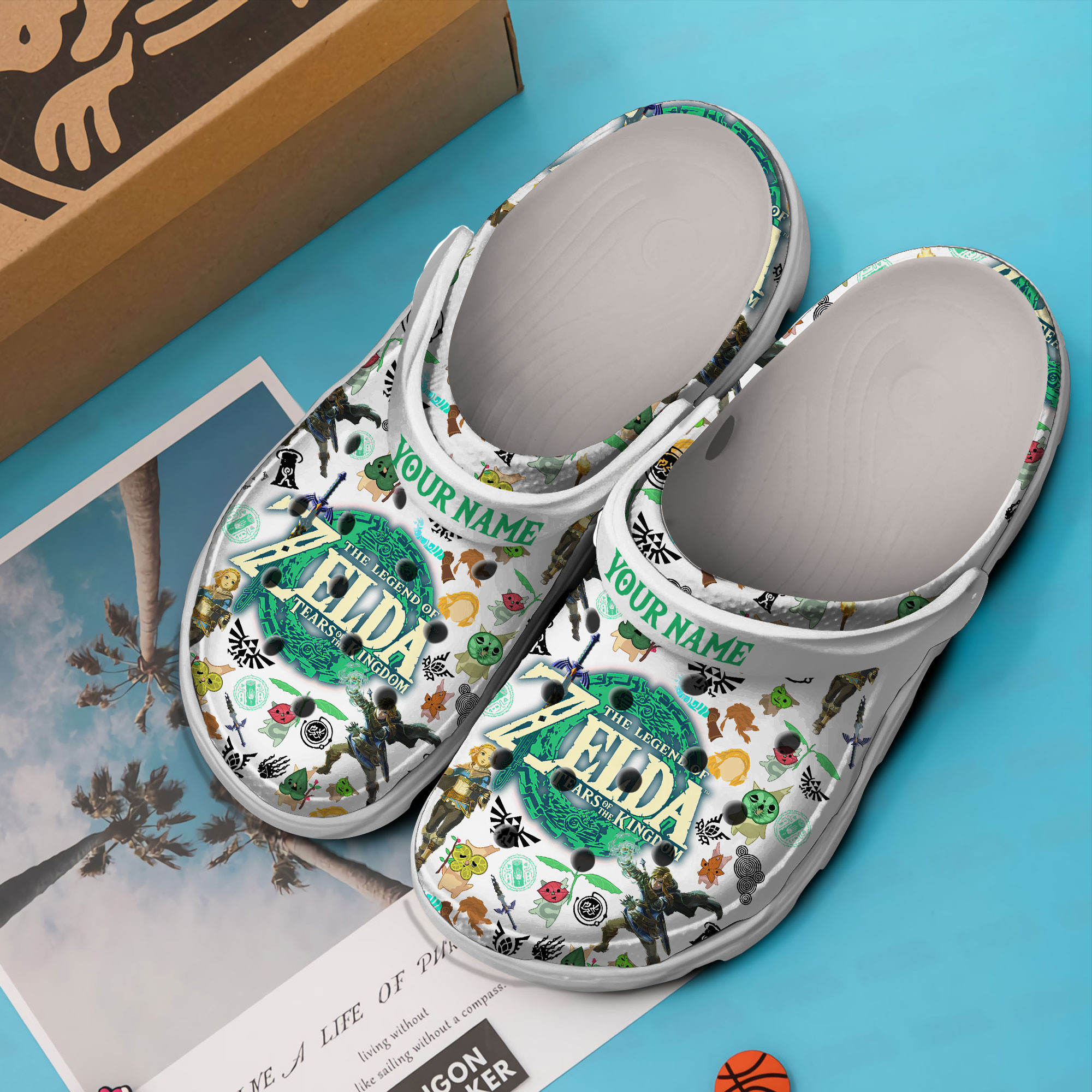 The Legend Of Zelda Crocs Crocband Clogs Shoes Comfortable For Men Women and Kids - Image 2
