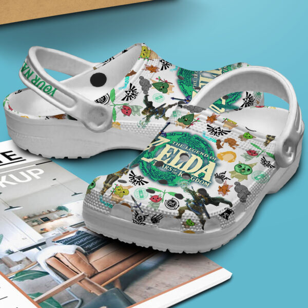 The Legend Of Zelda Crocs Crocband Clogs Shoes Comfortable For Men Women and Kids - Image 3