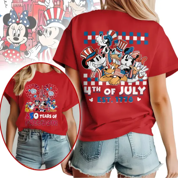 Alternative view of Premium Mickey 250 Years Of America 3D Apparel - THK125363